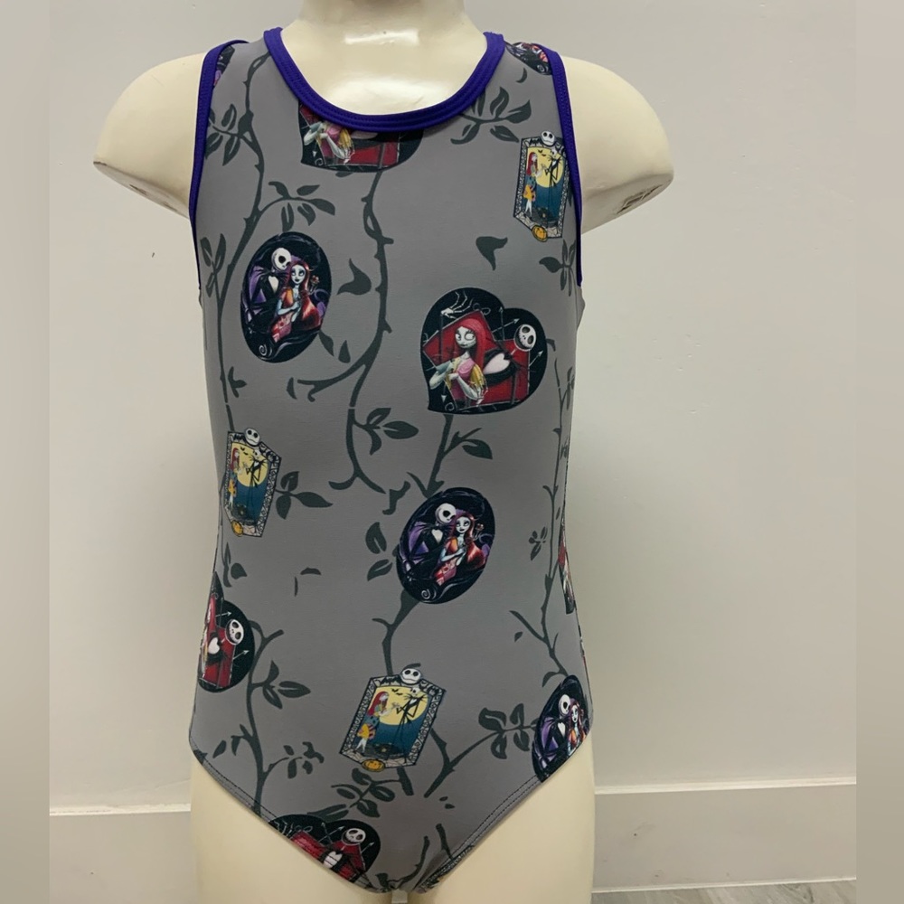 Jack and sally gymnastics leotard